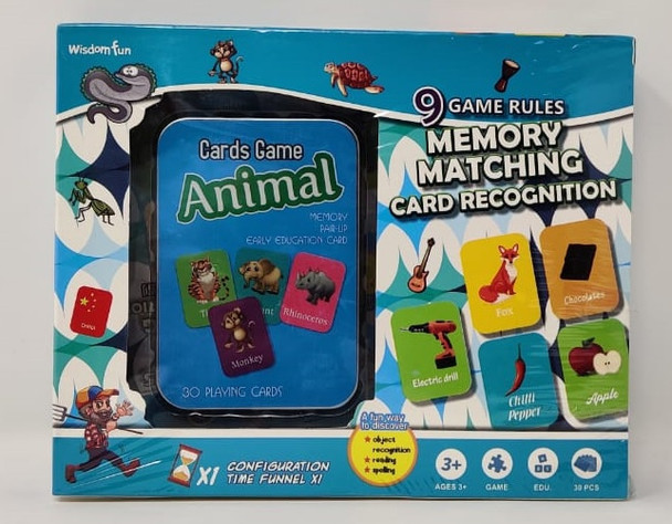 Toy Card Game Animal Memory Matching K442