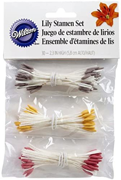 BAKING WILTON ARTIFICIAL STAMENS 30PCS PACK LILY 1005-4451