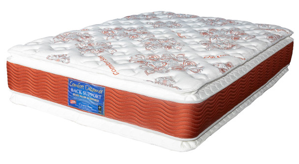MATTRESS KING COMFORTSLEEP COMFORT DREAMER BACK SUPPORT 76" X 80" X 15" BOTH SIDES PILLOW TOP