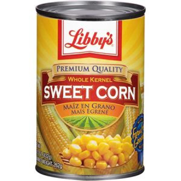LIBBY'S WHOLE KERNEL SWEET CORN 15.25oz 432g