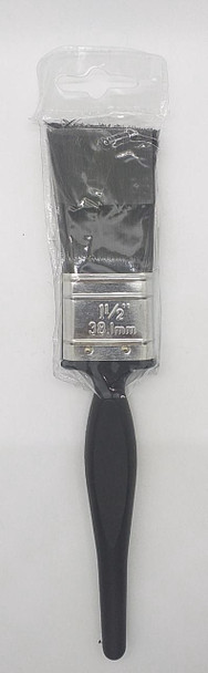 PAINT BRUSH 1 1/2" BLACK PLASTIC HANDLE