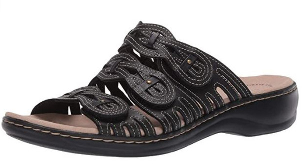Footwear Clarks Women's Leisa Faye Sandal Black