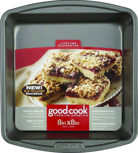 CAKE PAN GOODCOOK SQUARE CAKE 04017 8" X 8" 20CM X 20CM