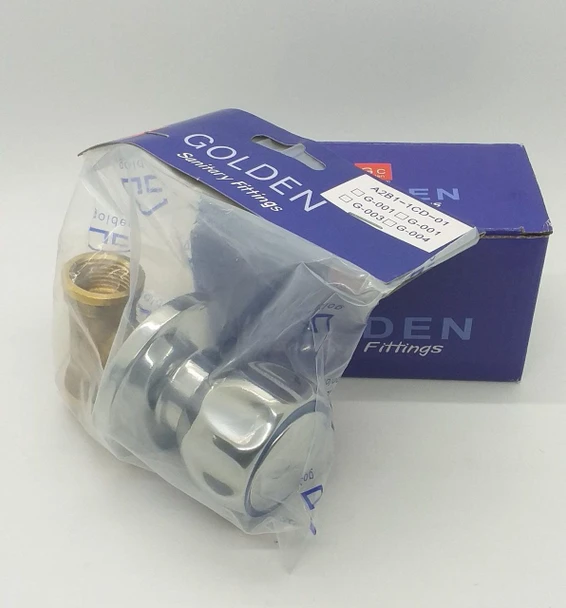 SHOWER VALVE 1/2" GC GOLDEN SANITARY CHROME