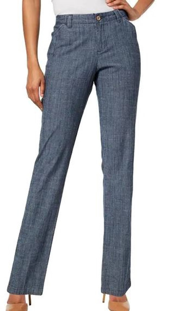Pants Women Lee Tailored Chino Chambray medium