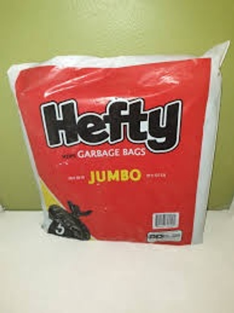 GARBAGE BAGS 5PCS JUMBO HEFTY