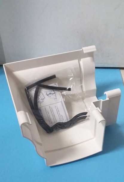 GUTTER 6" PVC EXTERNAL CORNER