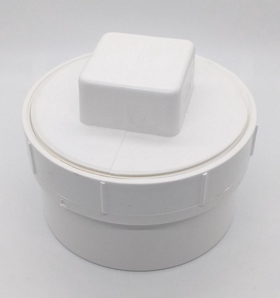 PVC CLEANOUT 4" PLUG & ADAPTER