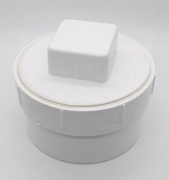 PVC CLEANOUT 4" PLUG & ADAPTER