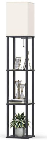 Floor Lamp Addlon LED Modern Shelf for Living Room Bedroom and Office