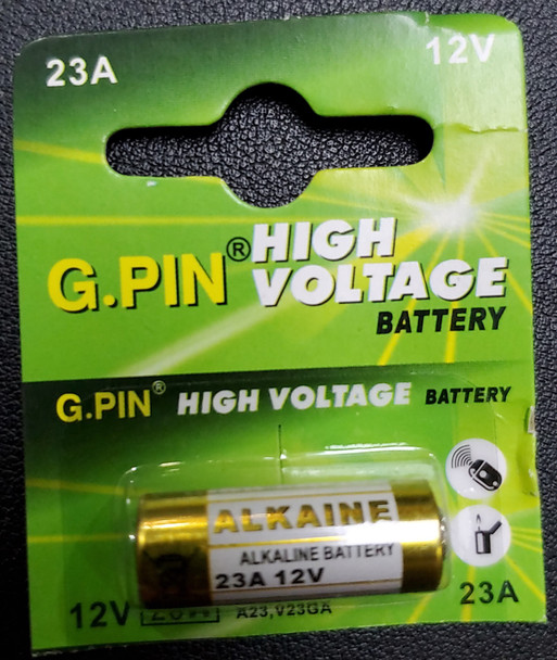 BATTERY G.PIN 12V 23A ALKAINE HIGH VOLTAGE