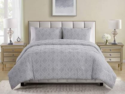 Comforter Set Tahari Sutter Collection Queen 3pcs ultra soft