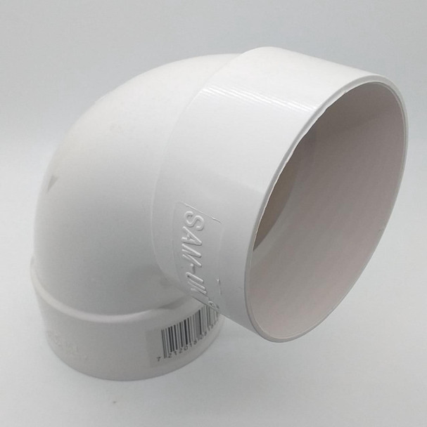 PVC KNEE 3" 90 DEG LIGHT TY/DWV
