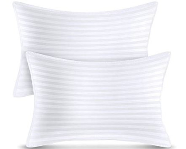 Pillow Utopia Premium Plush 2 Pack Cotton Queen Size 20 x 28 Inches