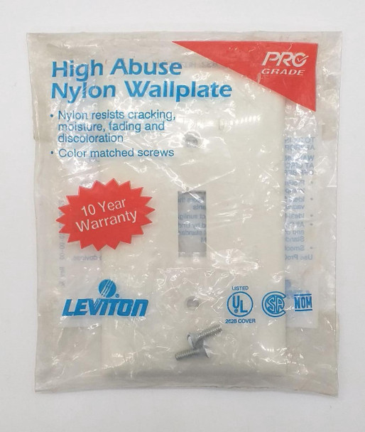 SWITCH COVER LEVITON 2" X 4" WHITE