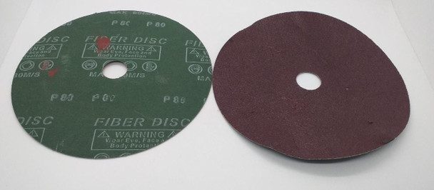 SANDING DISC 7" #80 FIBER DISC