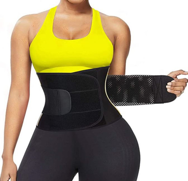 Waist Trainer Women Racelo workout body shaper Black