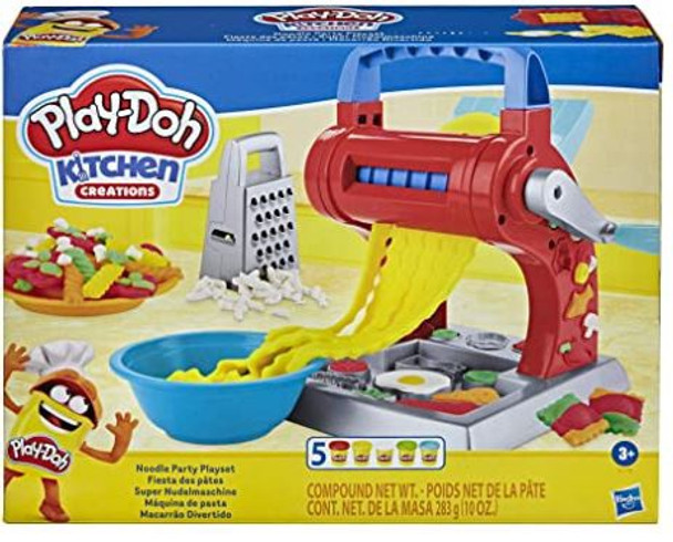 Toy Play-Doh Kitchen Creations Noodle Party Playset 5 Non-Toxic Colors