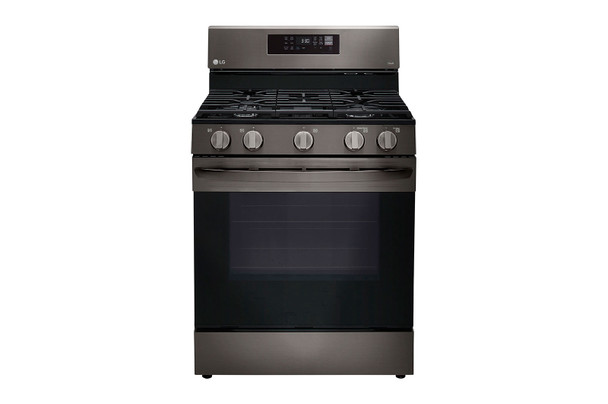 STOVE 5 BURNER LG 30" LRGL5823D WITH AIR FRYER SMART WIFI FAN CONVECTION EASY CLEAN WITH PLATE-GRIDDLE
