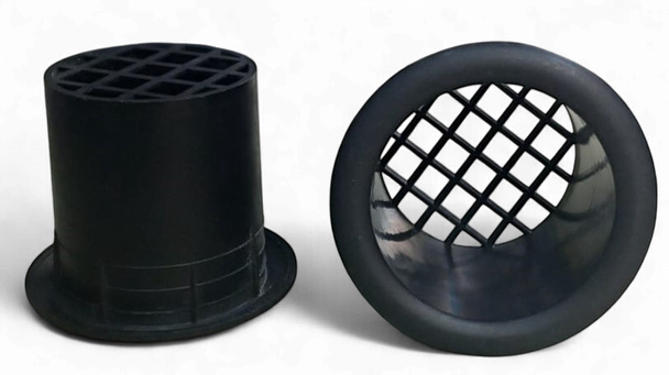 SPEAKER BOX PORT HOLE 2X2" 142-BPH2DG WITH GRILL