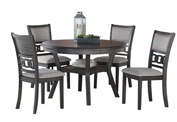 Dining Set NFC GIA Round 5pc Gray