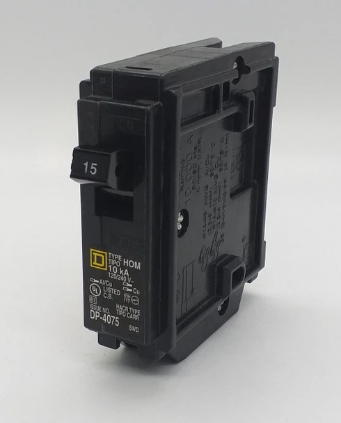 BREAKER 15AMPS S/POLE SQUARE D