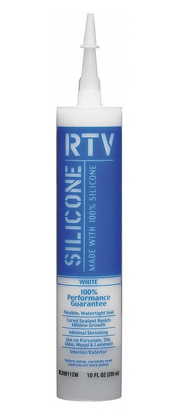 SILICONE WHITE LIGHTNING RTV 100% WHITE 10 OZ WL099112W