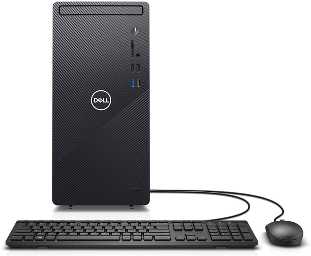 COMPUTER CPU DELL INSPIRON DESKTOP 3880 WITH KEYBOARD AND MOUSE BLACK