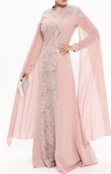 Dress Evening BN Dried Rose