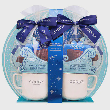 Goddess ゴッデス CPシャドームーン 7.6フィート 海の日限定価格 GODIVA BELGIUM 1926 CHOCOLATE ASSORTMENT GIFT SET BASKET WITH CUPS