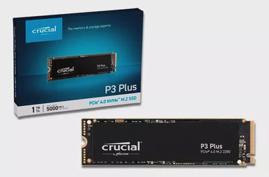COMPUTER HARD DRIVE SSD M.2 2280 1TB CRUCIAL P3 PLUS PCIE 4.0 NVME