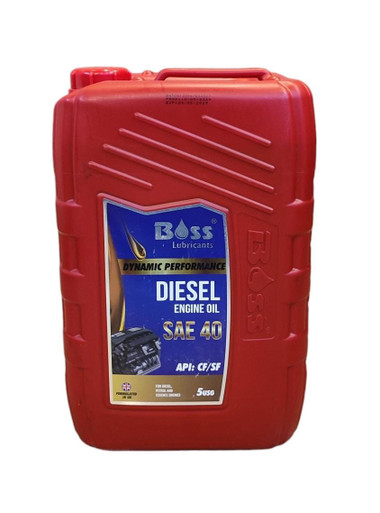 OIL BOSS ENGINE DIESEL SAE 40 API CF / SF DYNAMIC PERFORMANCE 5USG 20L ...