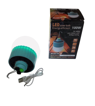 SOLAR LAMP LED 100W YB-25 LED SOLAR BULB - A. Ally & Sons