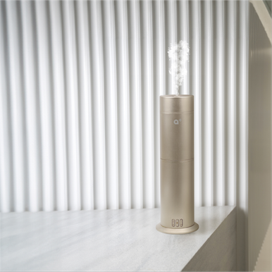 AROMAR WATERLESS DIFFUSER CYLINDER GOLD AP-3004 - A. Ally & Sons