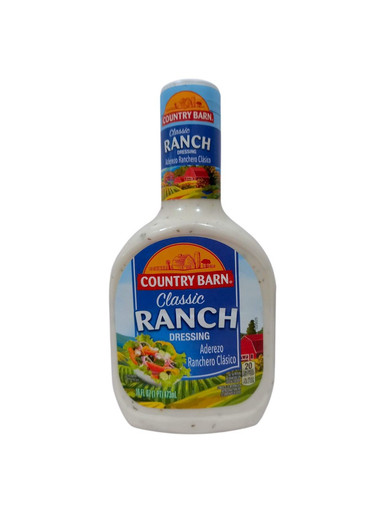 COUNTRY BARN CLASSIC RANCH DRESSING 16oz 473ml - A. Ally & Sons