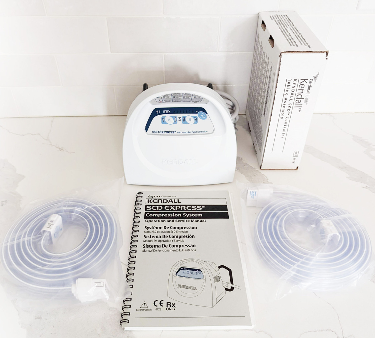 Cardinal Health SCD Express Compression System Tubing Set Cardinal Health SCD Express Compression System Tubing Set