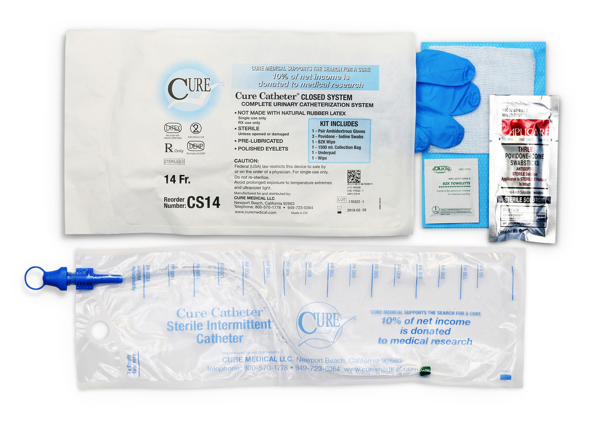 Convatec Cure Medical Uncoated Catheters