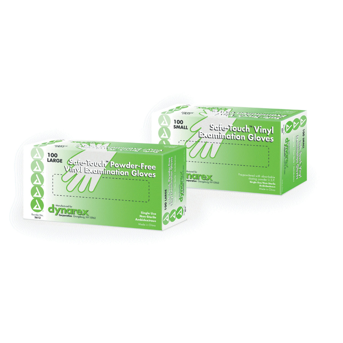 Dynarex Safe-Touch Vinyl Exam Gloves