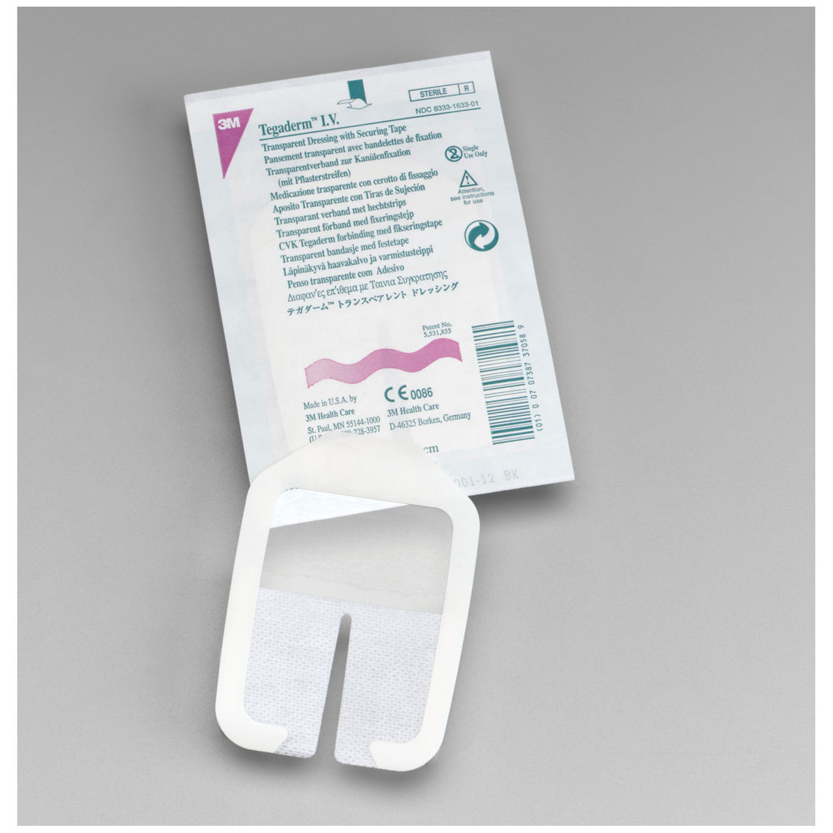 Solventum Tegaderm Iv Transparent Film Dressing With Border