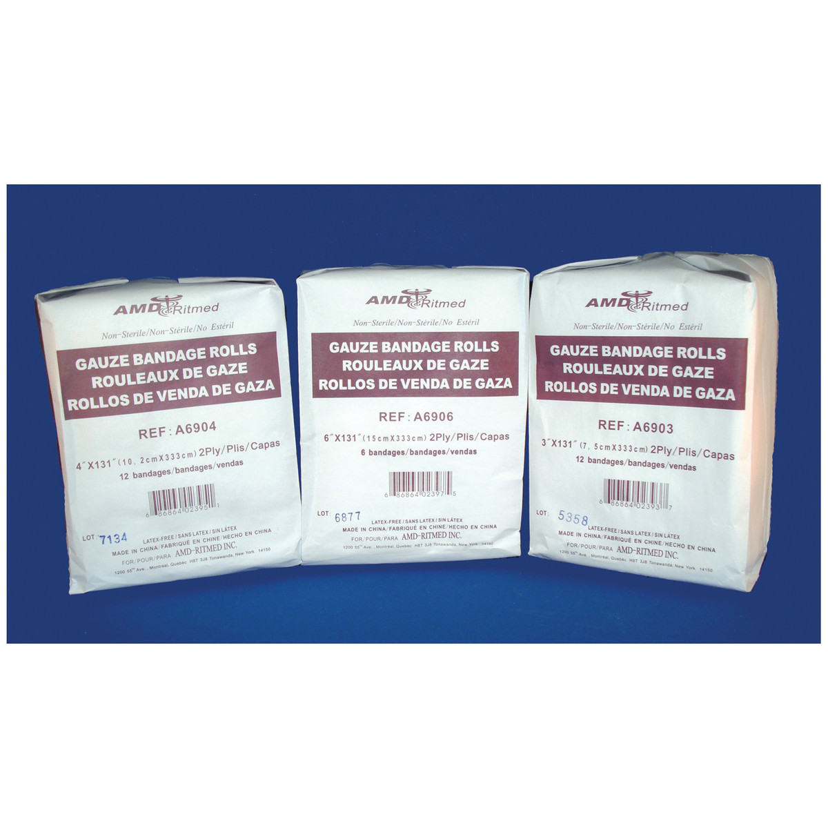 Amd Medicom Vital-Roll Gauze Bandages (10137_A6924)