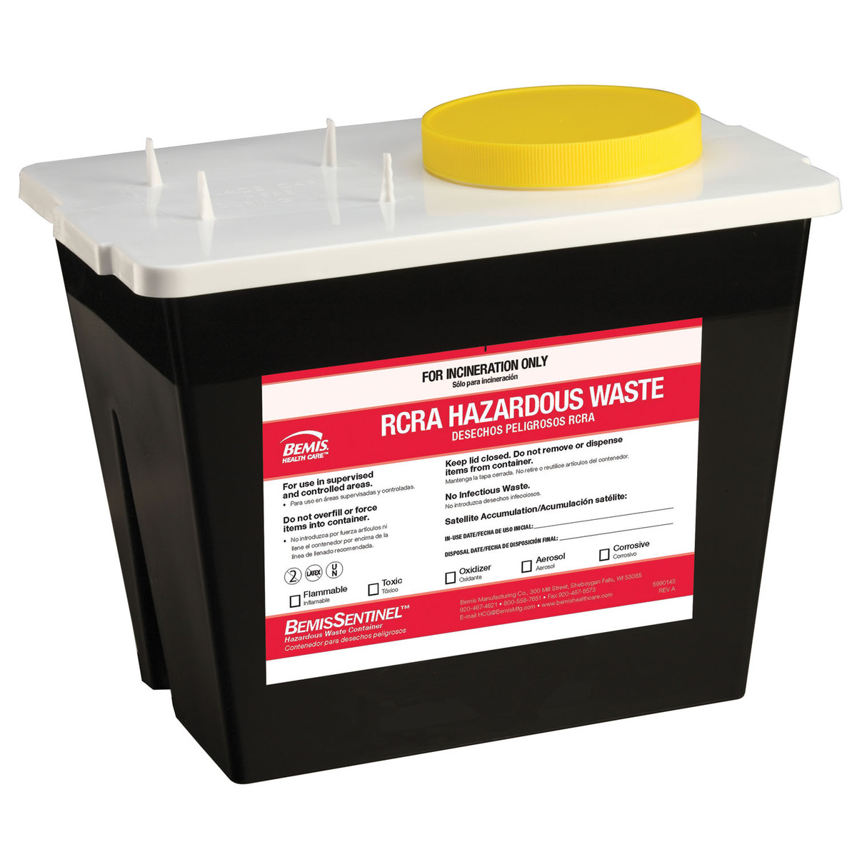 Bemis Hazardous Rcra Waste Containers