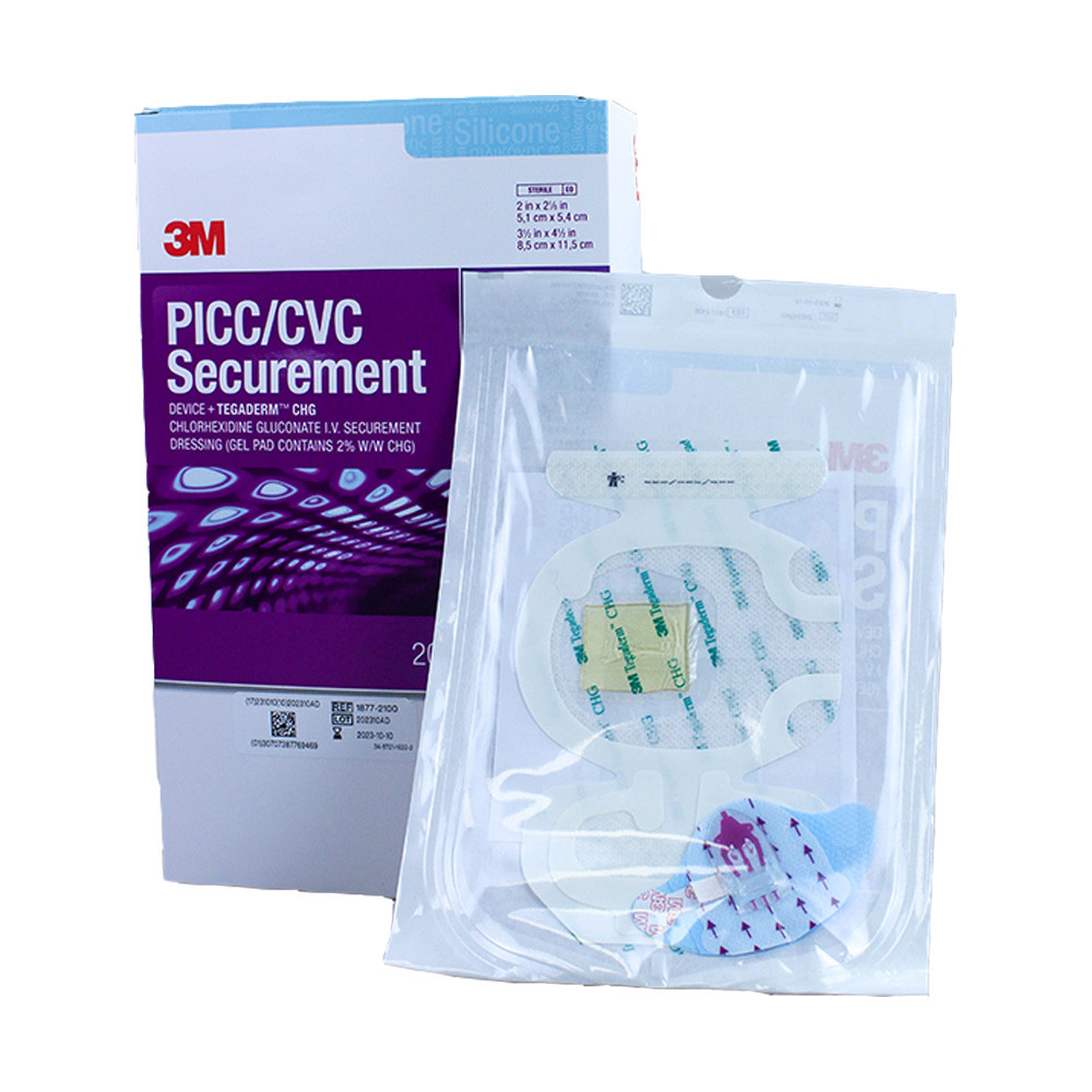 Solventum Picc/Cvc Securement Device + Tegaderm Chg Iv Securement Dressing