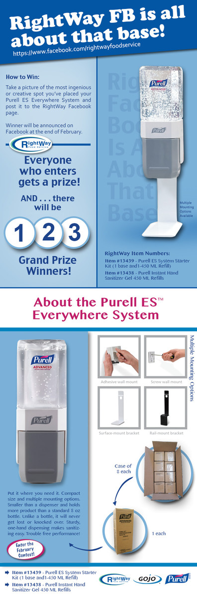 Gojo Purell Es Everywhere System (10137_5840-08-WHT) Gojo Purell Es Everywhere System (10137_5840-08-WHT)