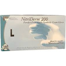 Innovative Nitriderm 200 Nitrile Synthetic Powder-Free Exam Gloves