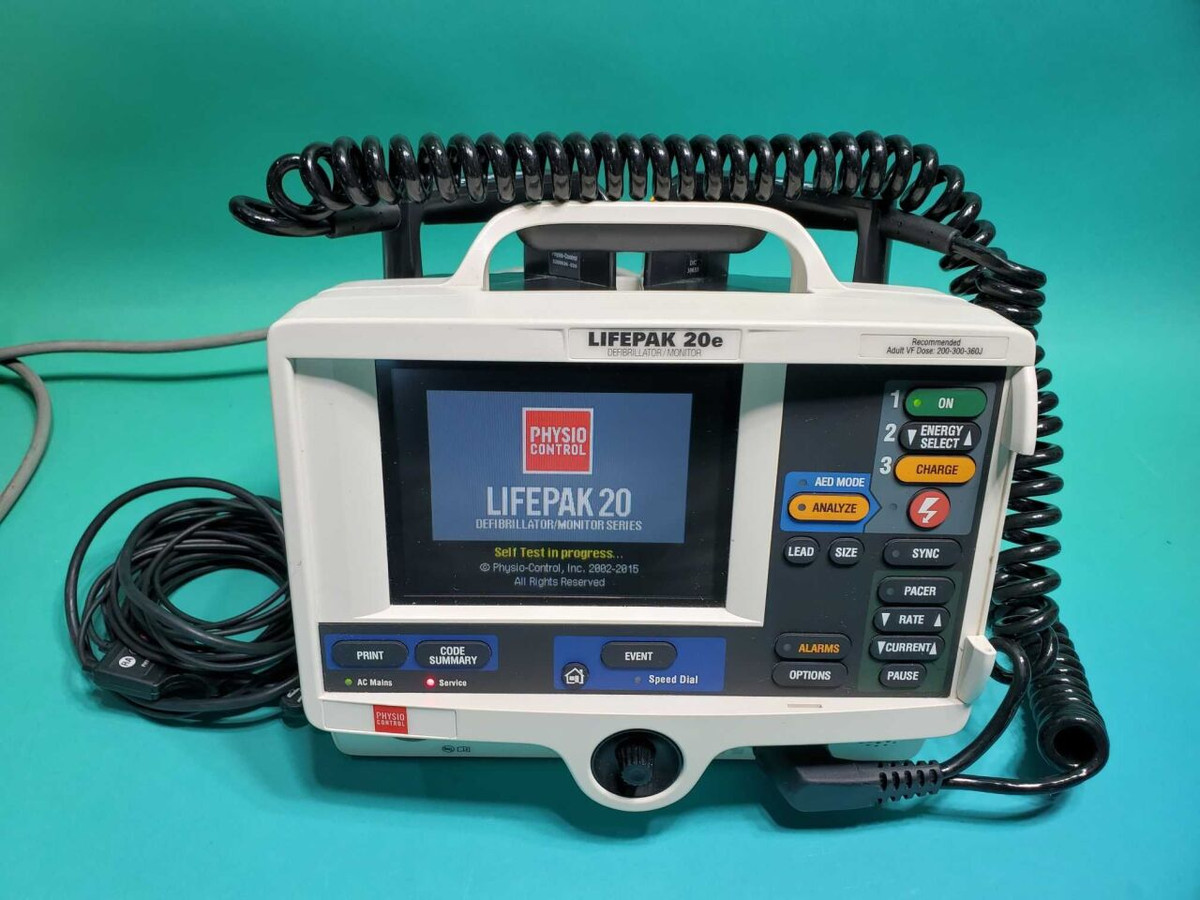 Optimal Physio-Control Lifepak 20E & Accessories