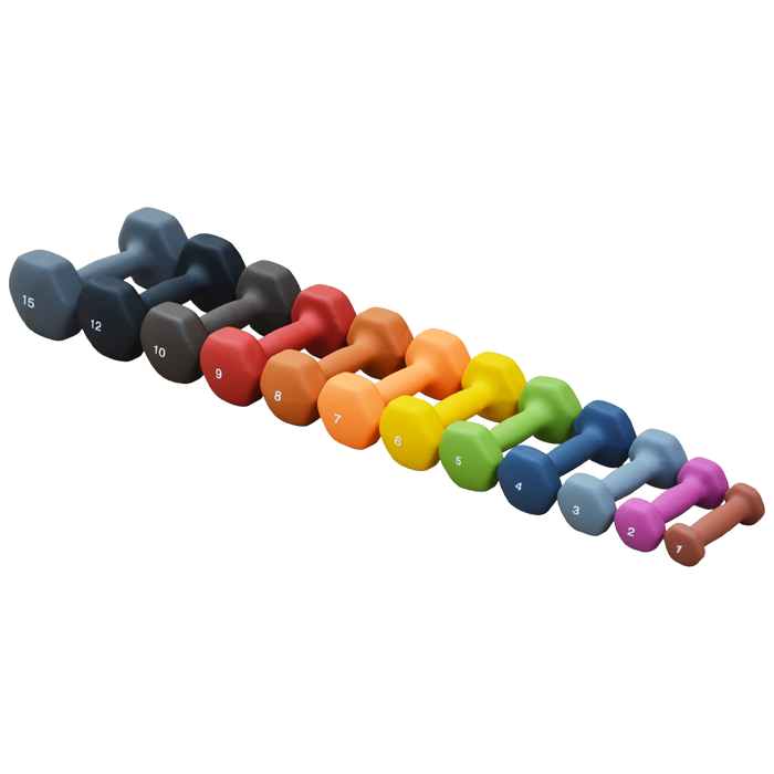 Matrix Fitness Xult Neoprene Dumbbells (10137_XT-01NEO-STU)