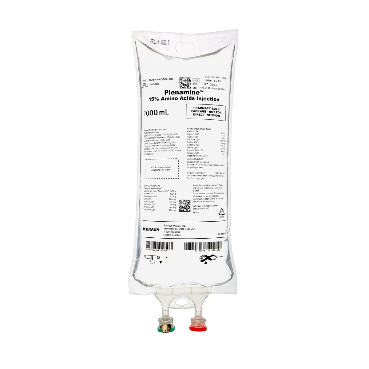 B Braun Amino Acid Injections (10137_S4500)
