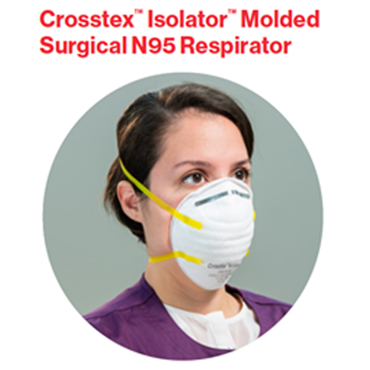 Crosstex Isolator Molded Surgical N95 Respirator (10137_GMLRESP)