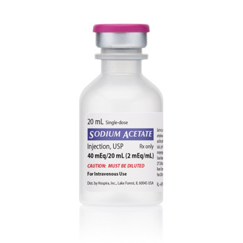 Pfizer Sodium Acetate Injectable
