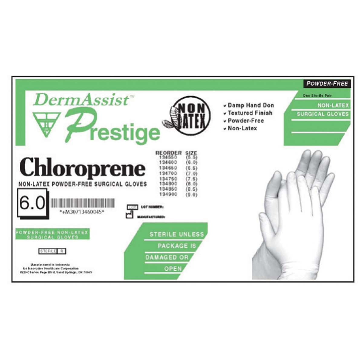 Innovative Prestige Chloroprene Powder-Free Surgical Gloves (10137_134600)